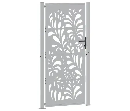 Dārza Vārti 105X205 Cm Laikapstākļu Tērauda Viļņu Dizains Vidaxl