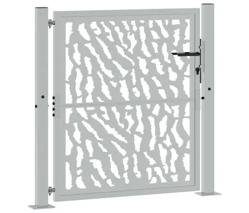 Aiavärav 100 X 100 Cm Ilmastikukindlast Terasest, Mustriline