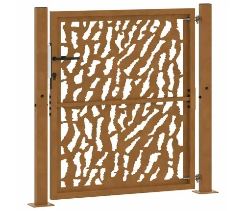 Aiavärav 100 X 100 Cm Ilmastikukindlast Terasest, Mustriline