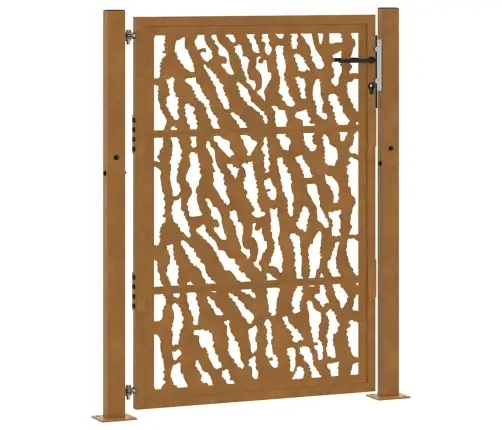 Sodo Vartai, 105X130 cm Atsparūs Oro Sąlygoms, Plienas, Su Raižiniais