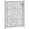 Sodo Vartai, 105X130 cm Atsparūs Oro Sąlygoms, Plienas, Su Raižiniais