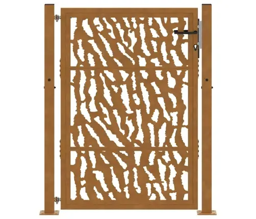 Sodo Vartai, 105X130 cm Atsparūs Oro Sąlygoms, Plienas, Su Raižiniais