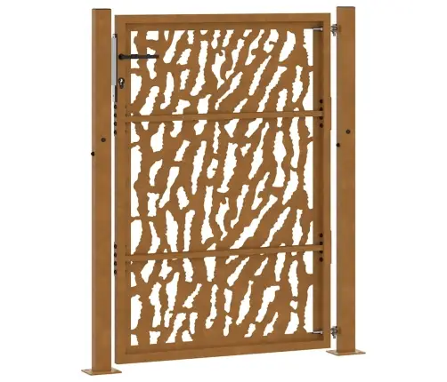 Sodo Vartai, 105X130 cm Atsparūs Oro Sąlygoms, Plienas, Su Raižiniais