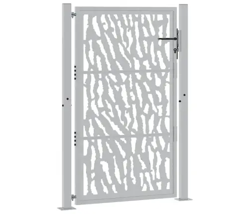 Dārza Vārti 105X155 Cm Laikapstākļu Tērauda Pēdas Dizains Vidaxl