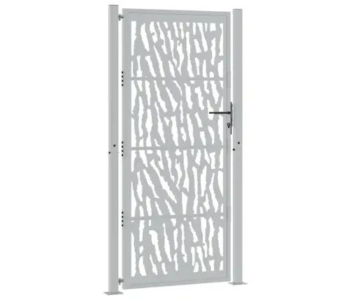 Sodo Vartai, 100X200 cm Atsparūs Oro Sąlygoms, Plienas, Su Atbrailomis