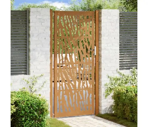 Sodo Vartai, 100X200 cm Atsparūs Oro Sąlygoms, Plienas, Su Atbrailomis