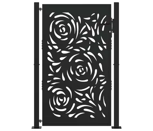 Aiavärav, Must, 100 X 150 cm Terasest, Leegidisain