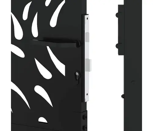 Aiavärav, Must, 100 X 150 cm Terasest, Leegidisain