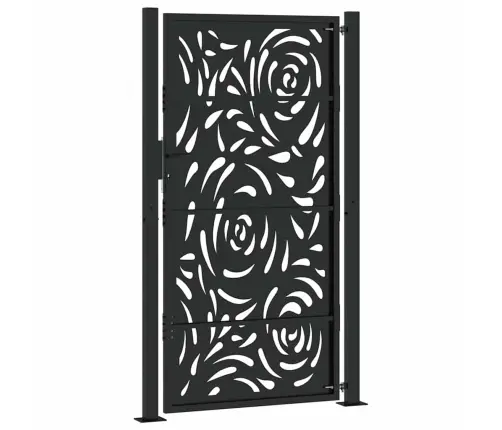 Aiavärav, Must, 100 X 175 cm Terasest, Leegidisain