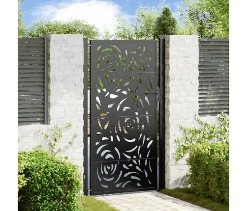 Aiavärav, Must, 100 X 175 cm Terasest, Leegidisain