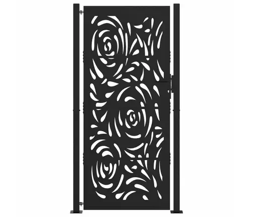 Aiavärav, Must, 100 X 200 cm Terasest, Leegidisain