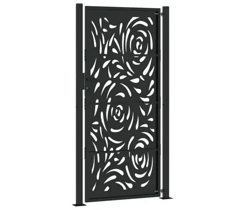 Aiavärav, Must, 100 X 200 cm Terasest, Leegidisain