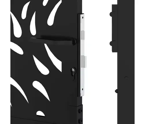 Aiavärav, Must, 100 X 200 cm Terasest, Leegidisain