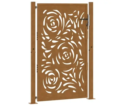 Aiavärav 100 X 150 Cm Ilmastikukindel Terasest Leegidisain