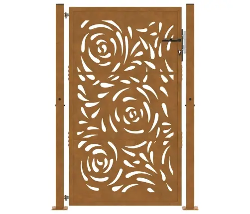 Aiavärav 100 X 150 Cm Ilmastikukindel Terasest Leegidisain