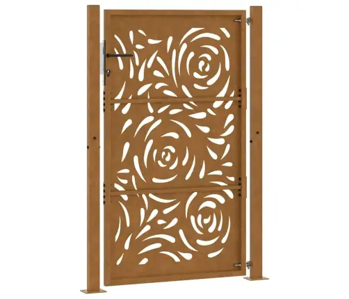 Aiavärav 100 X 150 Cm Ilmastikukindel Terasest Leegidisain