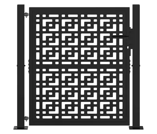 Aiavärav, Must, 105 X 106 cm Terasest, Ristikujuline