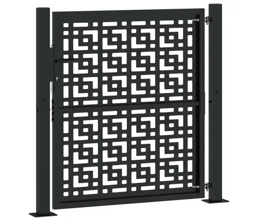 Aiavärav, Must, 105 X 106 cm Terasest, Ristikujuline