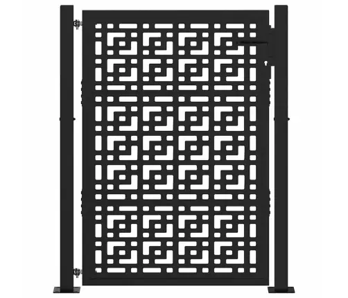 Aiavärav, Must, 100 X 125 cm Terasest, Ristikujuline