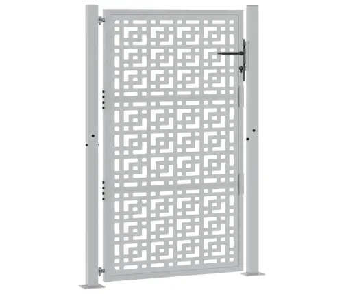 Dārza Vārti 105X155 Cm Laikapstākļu Tērauda Krustu Dizains Vidaxl