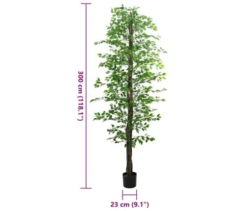 Kunstlik Ficus Plant 2016 Lehed 300 Cm Rohelised