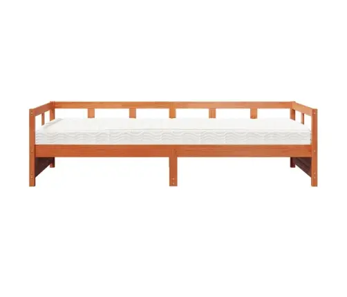 Lova Su Čiužiniu, Vaško Ruda, 90X200cm Pušis