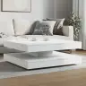 Diivanilaud 360 Kraadi Pööratav Valge 90X90X34,5 Cm