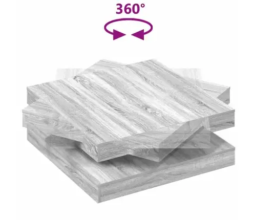 Kavos Staliukas, Sonoma, 90X90X34,5cm 360 Laipsnių Pasukamas