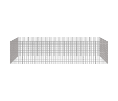 Aptvaras Gyvūnams, 24 Segmentai, 54X100cm Galvanizuota Geležis