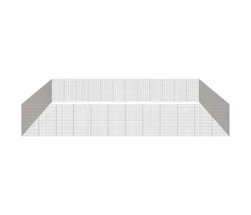Loomade Aedik 48 Paneeli 54X100 Cm Tsingitud Raud