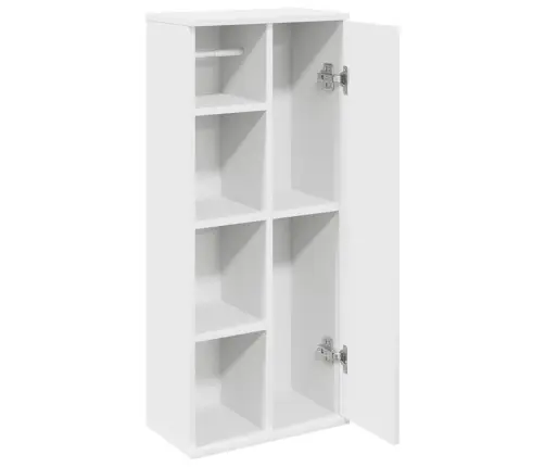 Vannas Istabas Skapis Ar Ruļļu Turētāju Balts 39X22X90 Cm Vidaxl