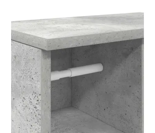 Vannas Istabas Skapis Ar Ruļļu Turētāju 39X22X90 Cm Vidaxl