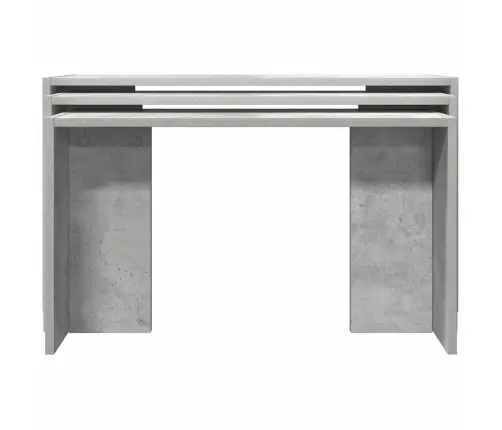 Sustumiami Staliukai, 3Vnt., Betono Pilki, Apdirbta Mediena