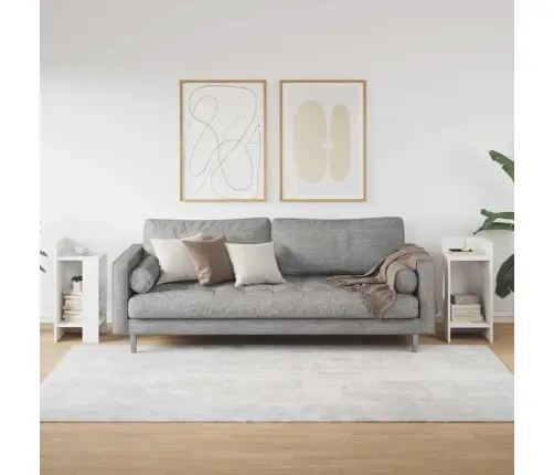 Lisalauad 2 Tk Riiuliga, Valge, 25,5X27X60 Cm