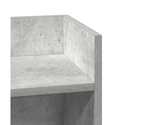 Galdiņš Ar Plauktu, Betona Pelēks, 25,5X27X60 Cm Vidaxl