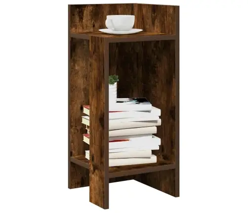 Galdiņš Ar Plauktu, Ozolkoka Krāsa, 25,5X27X60 Cm Vidaxl