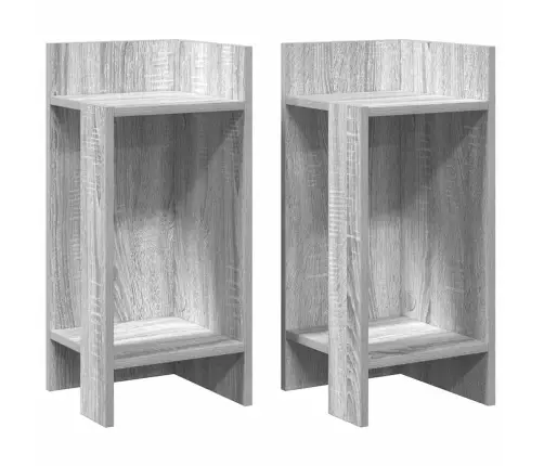 Lisalauad 2 Tk Riiuliga, Hall Sonoma Tamm, 25,5X27X60 Cm Lisalauad 2 Tk Riiuliga, Hall Sonoma Tamm, 25,5X27X60 Cm