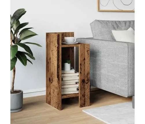 Lisalaud Riiuliga, Vana Puit, 25,5X27X60 Cm