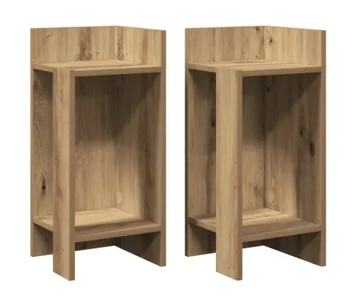 Lisalauad 2 Tk Riiuliga, Käsitöötamm, 25,5X27X60 Cm Lisalauad 2 Tk Riiuliga, Käsitöötamm, 25,5X27X60 Cm