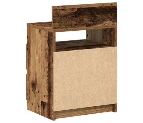 Naktsskapīši, 2 Gab., Ar 2 Atvilktnēm, Veca Koka, 40X33X60 Cm Vidaxl