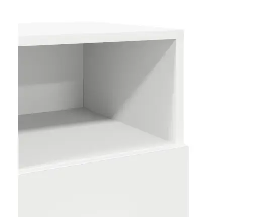 Naktsskapīši, 2 Gab., Ar 2 Atvilktnēm, Balts, 36X36X68 Cm Vidaxl