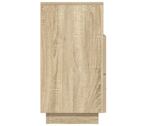 Naktsskapītis Ar 2 Atvilktnēm, Ozolkoka, 36X36X68 Cm Vidaxl