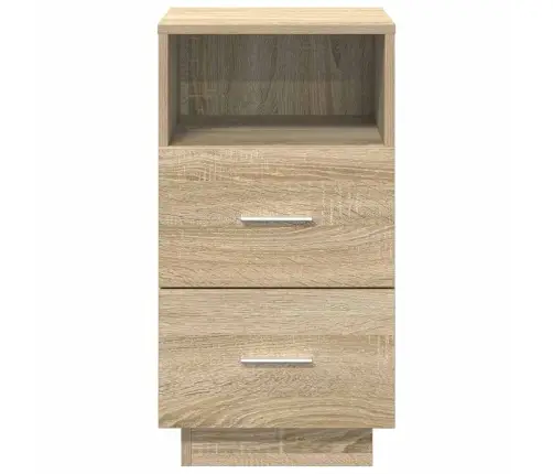 Naktinės Spintelės Su 2 Stalčiais, Sonoma, 36X36X68Cm
