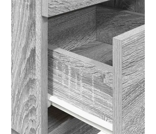 Naktinės Spintelės Su 2 Stalčiais, Pilka, 36X36X68Cm