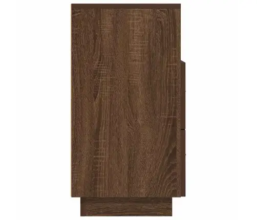 Naktsskapīši, 2 Gab., Ar 2 Atvilktnēm, Brūna Ozola, 36X36X68 Cm Vidaxl