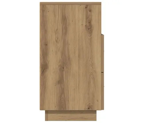 Naktsskapīši, 2 Gab., Ar 2 Atvilktnēm, Koka Krāsa, 36X36X68 Cm Vidaxl