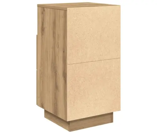 Naktsskapīši, 2 Gab., Ar 2 Atvilktnēm, Koka Krāsa, 36X36X68 Cm Vidaxl