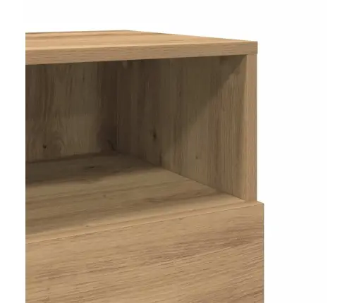 Naktsskapīši, 2 Gab., Ar 2 Atvilktnēm, Koka Krāsa, 36X36X68 Cm Vidaxl