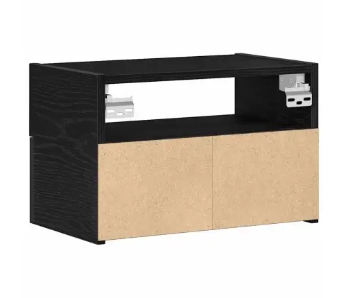 Sienas Naktsskapītis, Melns , 45X26X28,5 Cm Vidaxl Sienas Naktsskapītis, Melns , 45X26X28,5 Cm Vidaxl