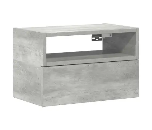 Sieninė Naktinė Spintelė, Pilka, 45X26X28,5Cm